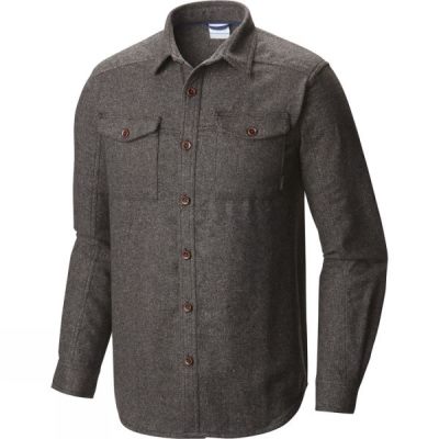Camisa Columbia Sage Butte Manga Larga Hombre Azul Marino - Chile LTN768093